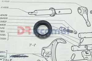 PARAOLIO TENUTA ASTA SELEZIONE MARCE CAMBIO PER FIAT 124 850 4074250/1 16x26x7 - Imagen 1 de 3
