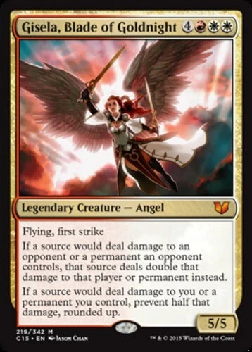 MTG - Gisela, Blade of Goldnight - Commander 2015 - NM, English Magic FLAT RATE  - Image 1 of 1