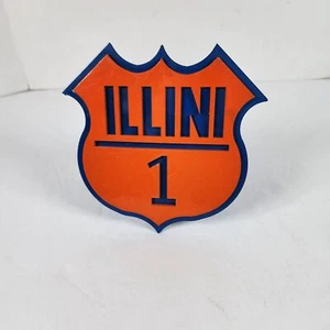 Illini University of Illinois, Anhängerkupplung Abdeckung - Bild 1 von 7