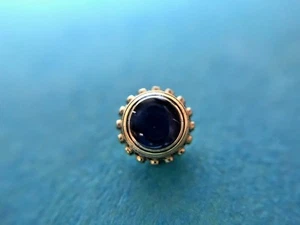 CARTIER 21 CORONA PIEDRA AZUL ACERO Y AMARILLO SRP3157 4,23 M POSTE CORTO - Imagen 1 de 5