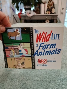 The Wild Life of Farm Animals - Rubes Cartoon Book by Leigh Rubin Soft Cover - Picture 1 of 8
