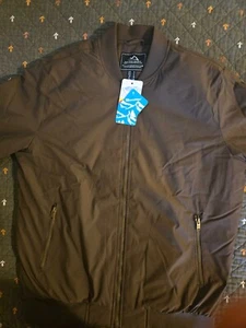 Brand New Magcomsen Men's Quilted Jacket Brown size small - Picture 1 of 5