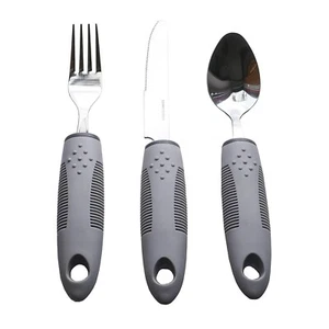 Disabled Cutlery Set Arthritis Wide Handles Elderly Disability Aids Senior Elder - Picture 1 of 10