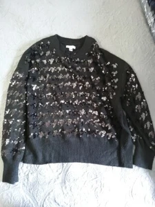 New Without Tags Woman's Size Xl Nine West Black Sweater - Imagen 1 de 4