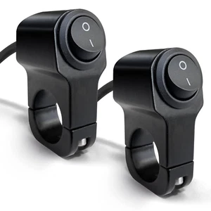 Motorcycle Handlebar Switch Waterproof ATV Handlebar Light Switch Aluminum Alloy - Picture 1 of 12
