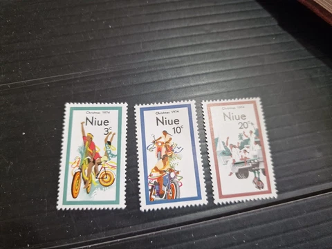 NIUE 1974 SG 190-192 CHRISTMAS MNH Cover