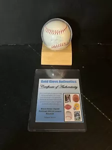 GUANTO ORO AUTOGRAFO BASEBALL FIRMATO BRYCE HARPER AUTENTICI #12410 COA - Foto 1 di 5