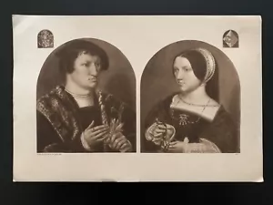 Vintage 1924 Ambrosius Benson "Portraits de Duplicius Scheppere" Print - Picture 1 of 3