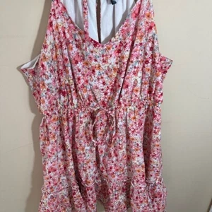 As U Wish Plus Size Spaghetti Strap Floral Dress size 2X - Picture 1 of 7
