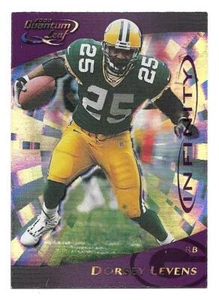 Dorsey Levens 2000 Quantum Leaf Infinity púrpura #112 #33/50 Green Bay Packers - Imagen 1 de 2