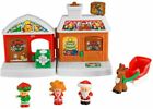 New Fisher Price Exclusive Little People VISIT FROM SANTA Christmas House Set #2