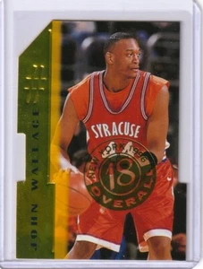 1996 Score Board Basketball Rookies Die Cuts John Wallace #18 RC - Afbeelding 1 van 2