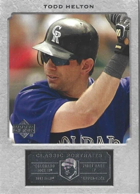 2003 Upper Deck Classic Portraits - #51 Todd Helton - Image 1 of 2