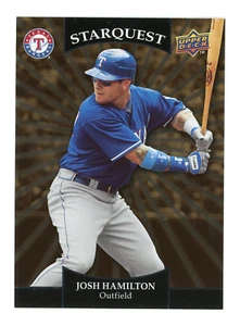 2009 Upper Deck StarQuest Rare Gold #SQ46 Josh Hamilton! *PWE* - Bild 1 von 2