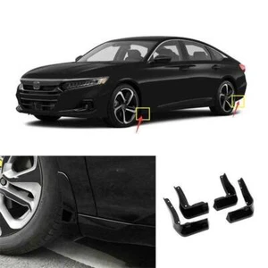 For Honda Accord 10th 2018-2022 Painted Black Mud Flaps Fender Splash Guard 4pcs - Picture 1 of 9