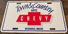 Town & Country Gates Chevy Booster License Plate Mishawaka Indiana Dealership