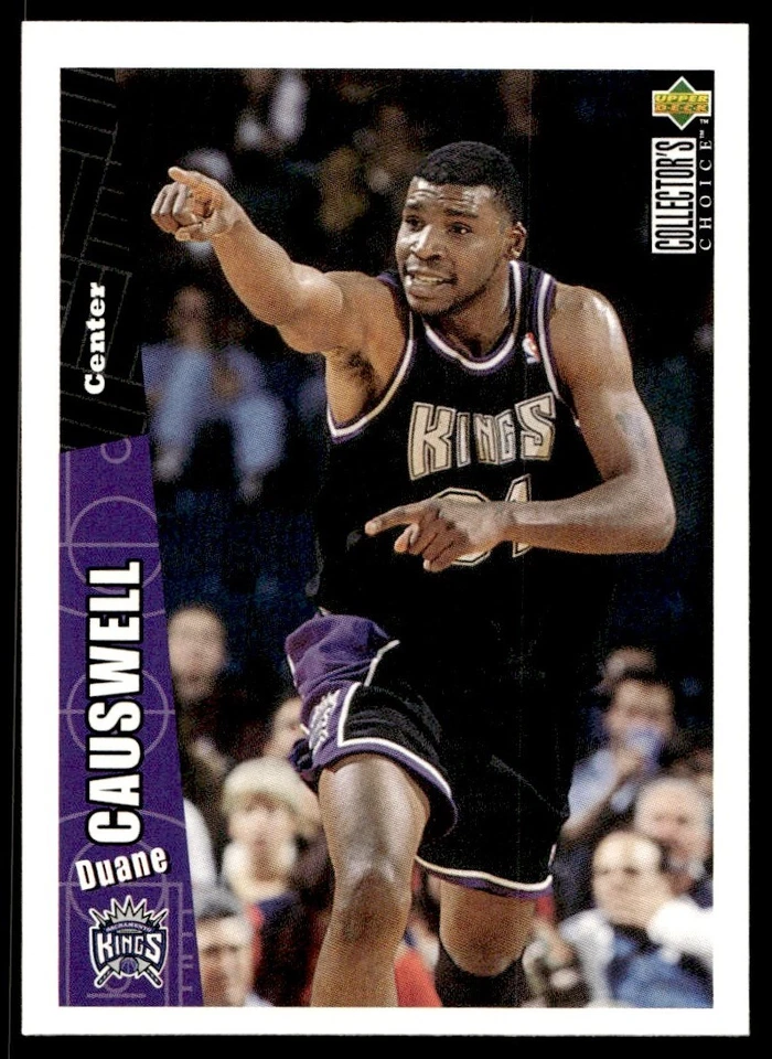 1996-97 Collector's Choice Duane Causwell Sacramento Kings #320 - Image 1 of 2
