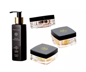 FM Anti-Ageing GOLD REGENESIS face scrub,eye cream, Day & night Cream,Gel Toner - Picture 1 of 13