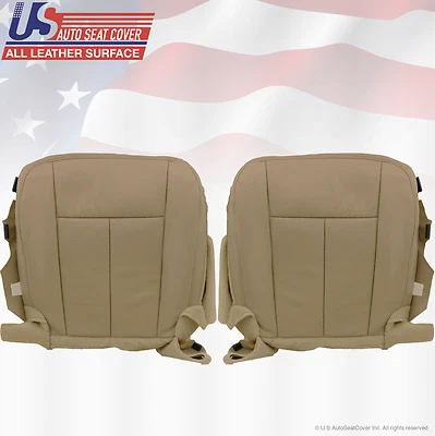 Ford Expedition 2007 2008 parte inferior de conductor-pasajero - perforada - cubierta de cuero tostado Foto 1 de 4