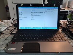 Toshiba Satellite C855D S5109 Laptop Powers On Dented 2.70 Ghz Good Screen