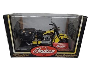 1942 Indian 442 Motorcycle Replica 1:10 Scale Authentic Die Cast Tootsie Toy...