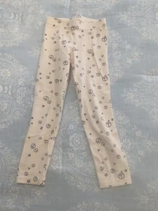 Old Navy Full-Length Built-In Tough Legging Peace Sign Girls Size XS (5) - Picture 1 of 2