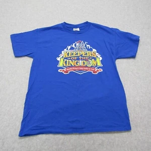 Keepers Of The Kingdon Boys Girls Youth Shirt Size L Blue Short Sleeve Graphic - Picture 1 of 8