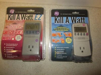 LOT OF P3 Kill A Watt EZ Electricity Monitor P4460 and Kill A Watt P4400  NEW - Image 1 of 4