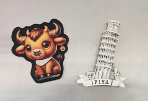 BTC Crypto Bullen Magnet für Kühlschrankschrank Büro Spaß Geschenk Dekorativ - Picture 1 of 6