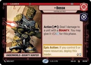 Bossk - Hunting His Prey SWU SHD 010 C NM - Picture 1 of 1