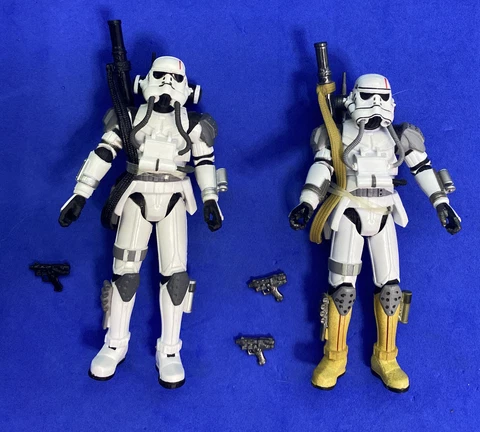 Star Wars IMPERIAL EVO TROOPER Lot Of 2  3.75" Figure The Force Unleashed TRU Cover