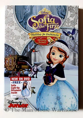 Disney Sophia the First DVD Holiday in Enchancia w/ Sleeping Beauty + 4 Episodes - Image 1 of 4