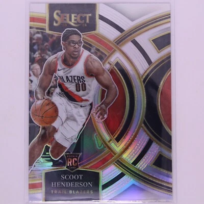 2023 Select Basketball NBA Silver Prizm Premier Scoot Henderson RC #129 Blazers  - Image 1 of 2