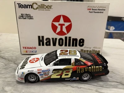 Davey Allison 1989 Texaco Havoline Nascar 1/24 Diecast Team Caliber Rookie #28  - Image 1 of 4