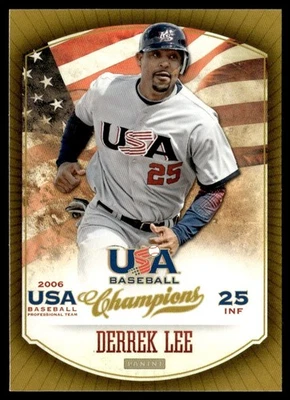 Panini 2013 campeones de Estados Unidos Derrek Lee Estados Unidos #21 Foto 1 de 2