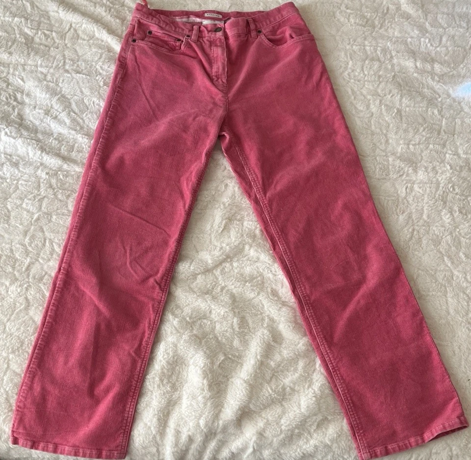 JONES NEW YORK-VTG PINK Stretch corduroy jeans Soft VelvetyStraight Leg PERFECT - Image 1 of 4