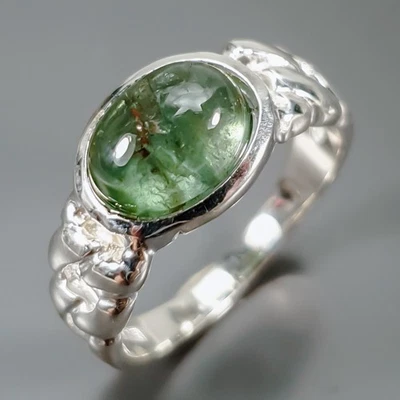 Jewellery Natural Tourmaline Ring 925 Sterling Silver Size 7 /R441453 - Image 1 of 4