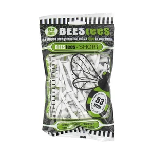 BEES Tees Wooden Golf Tees Large Packs - 53mm, 69mm or 83mm - Picture 1 of 6