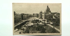 Postal litográfica vintage Leipzig Reichsgericht parte posterior dividida Alemania - Imagen 1 de 2