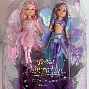 2004 Barbie Fairytopia Petal Pixies Feen Dreamie & Follie Neu in Verpackung - Bild 1 von 21