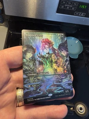 Llanowar Elves (Showcase) Foundations Foil - Image 1 of 2