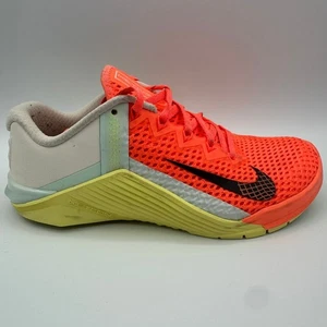 Nike Metcon 6 scarpe da allenamento donna 6,5 arancione nero sneakers allenamento AT3160-800 - Foto 1 di 15
