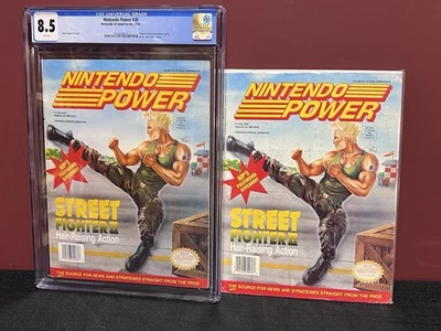 Nintendo Power Magazine No38 CGC 8.5 — Street Fighter II SF2 с дополнительной копией! - Изображение 1 из 4