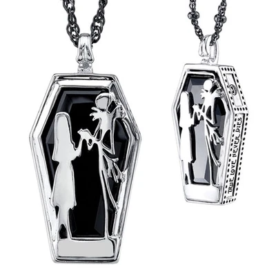 Disney X RockLove NUEVO 'Pesadilla antes de Navidad' Collar Jack & Sally Foto 1 de 4