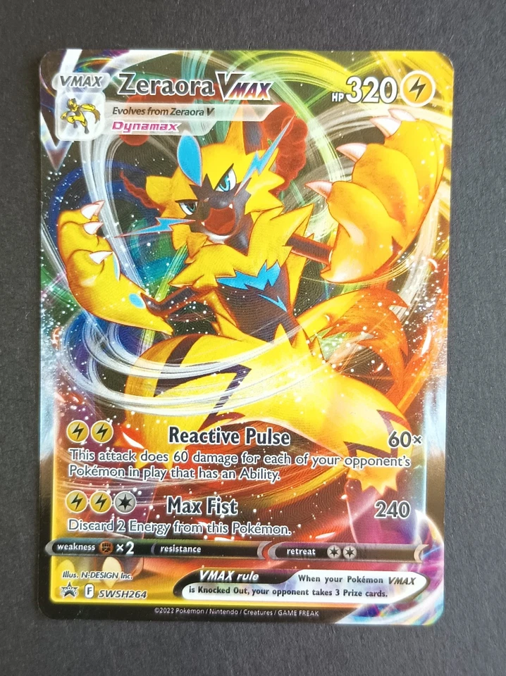 Zeraora VMAX SWSH264 SWSH: Sword & Shield Promo Cards Holo - Image 1 of 1