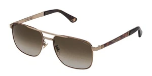 Police Origins 3, SPL 890 08ES Gold-Havana Brown Sunglasses 55 mm/Authentic /New - Picture 1 of 3