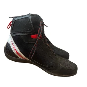 Motorcycle Black Riding Boots Sedici Sportiva Men Size 9 Euro 42 - Nice! - Picture 1 of 9