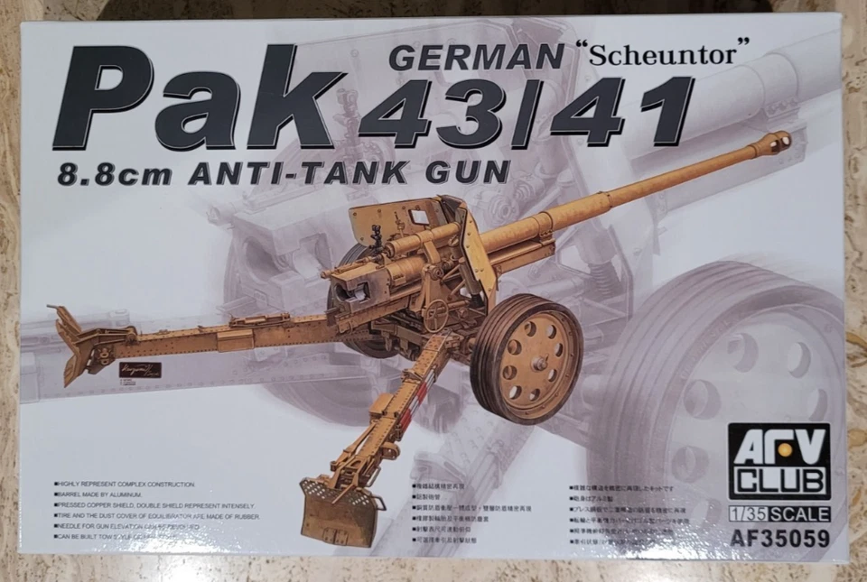 Nueva pistola antitanque AFV Club AF35059 1/35 alemana ”Scheuntor” Pak 43/41 8,8 cm Foto 1 de 1