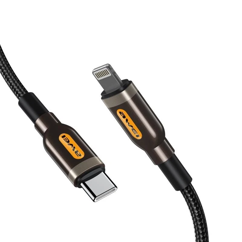 Cable de datos de carga rápida AWEI CL-125T TIPO C / USB-C a tipo C / USB-C, largo Foto 1 de 1