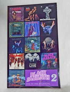 OZZY OSBOURNE Album Discography magnet 4.5 x 3.5 Inch Black Sabbath 2 - Picture 1 of 2